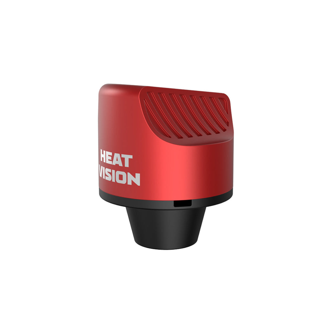 Yocan Black Heat Vision Thermometer Carb Cap - red