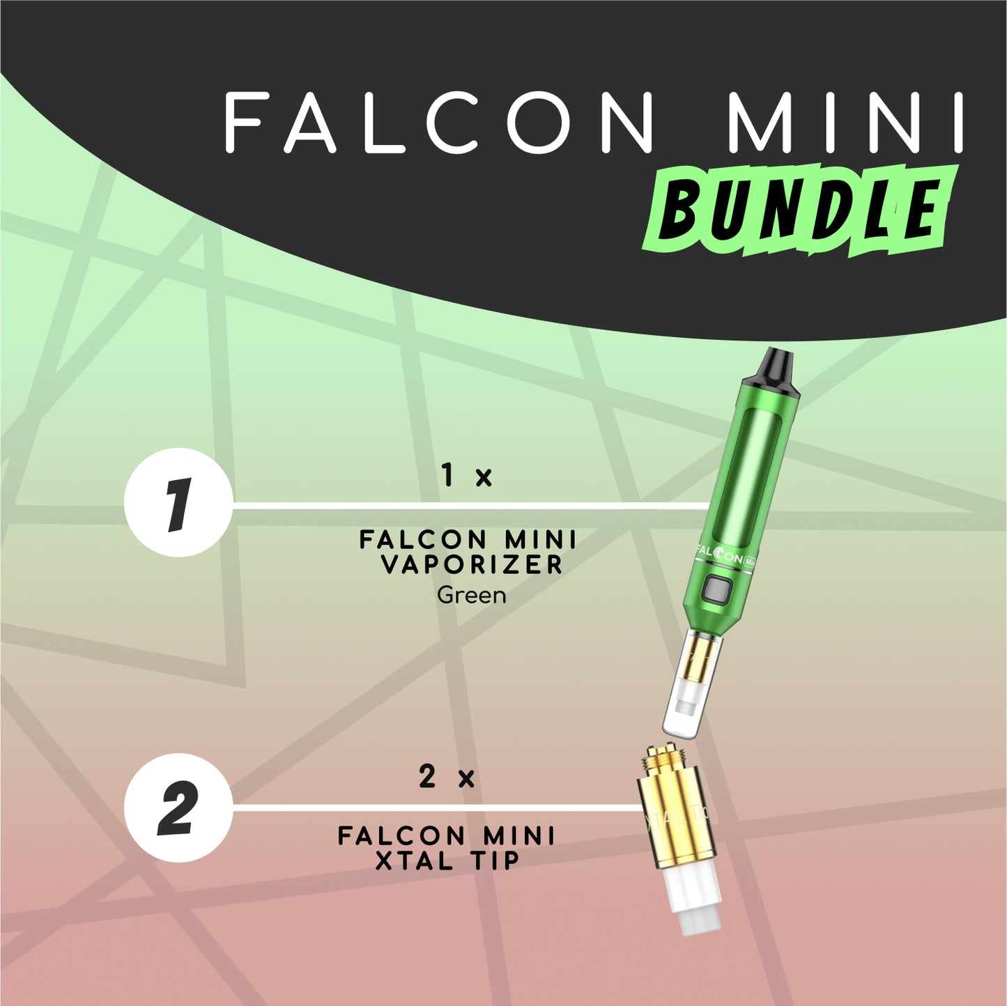 Yocan Falcon Mini BUNDLE - Green