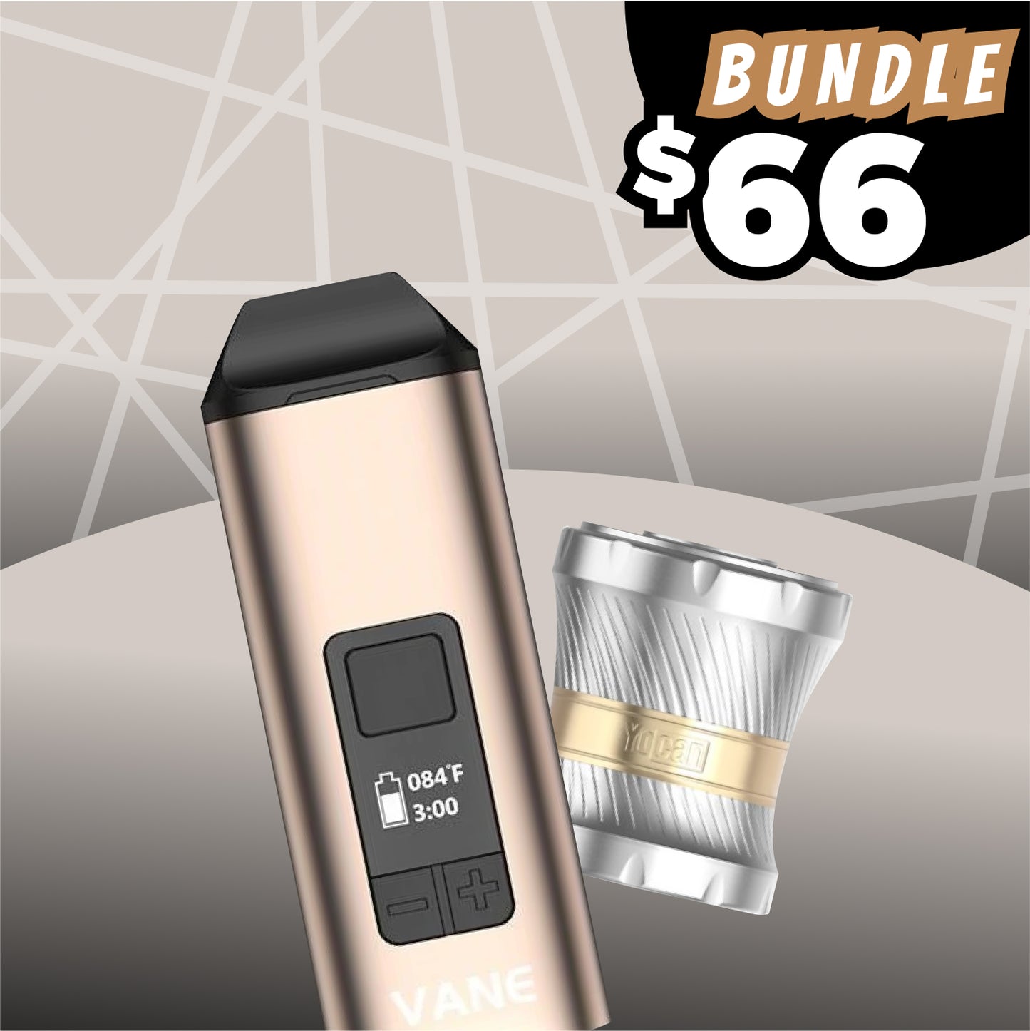 Yocan Vane BUNDLE - Champagne