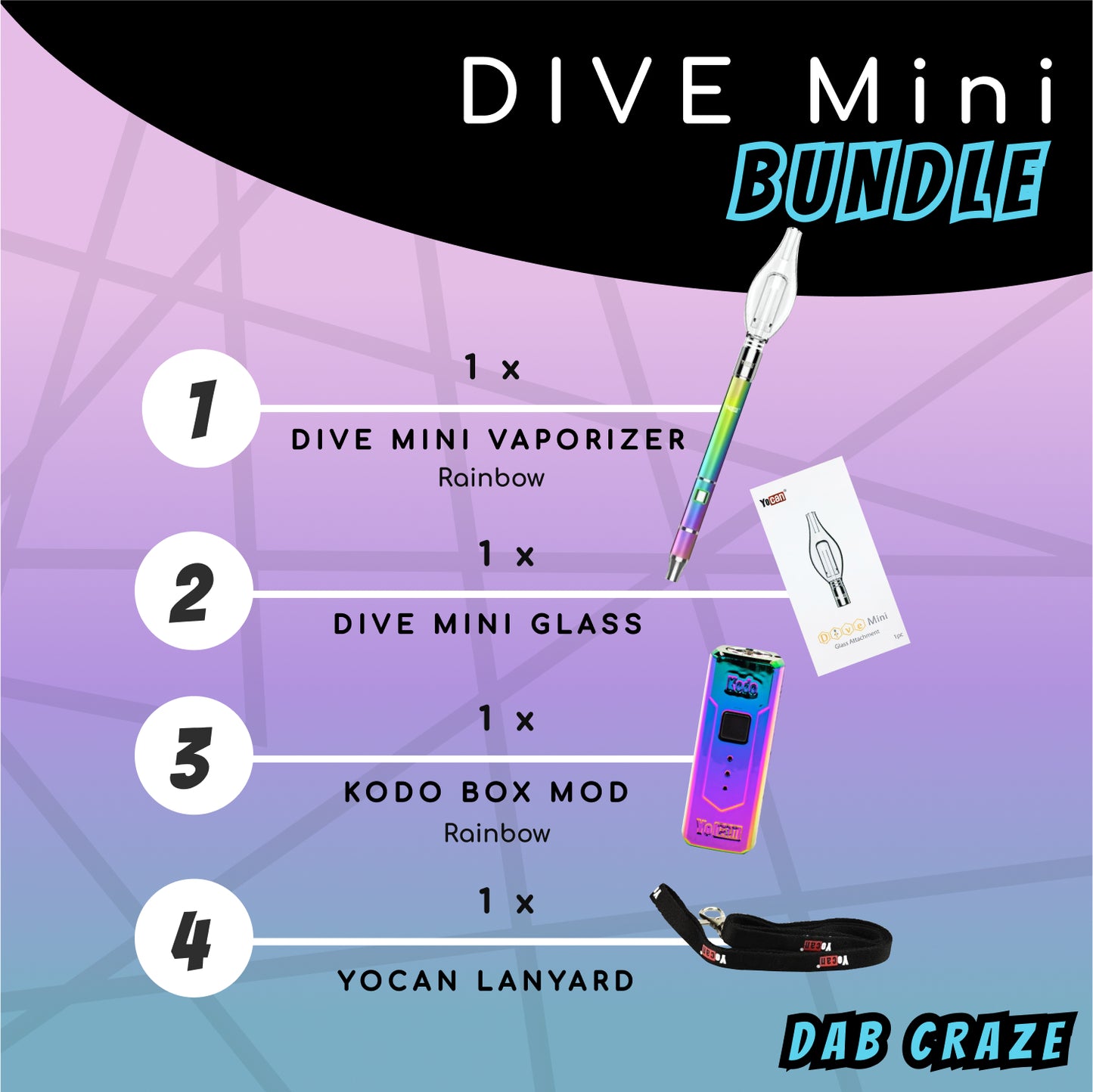 Yocan Dab Craze Dive Mini BUNDLE