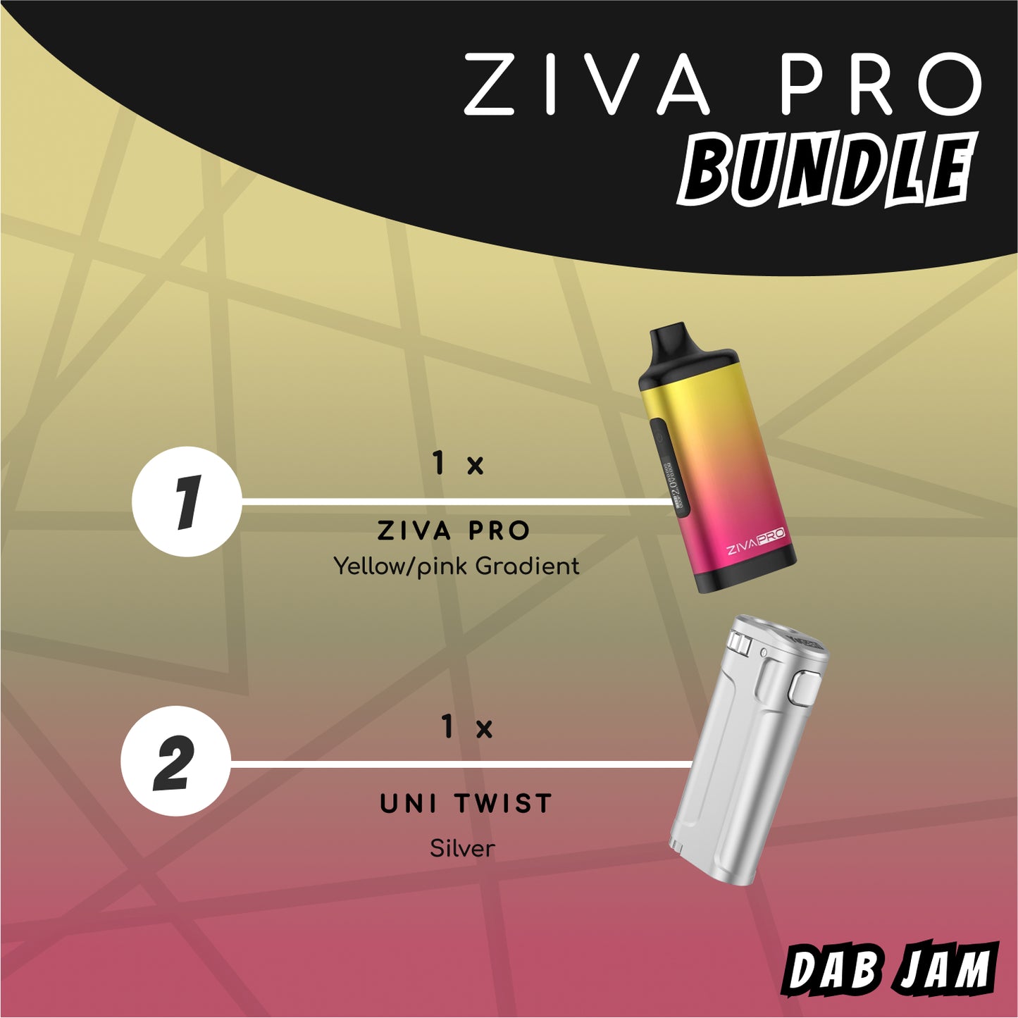 Yocan Dab Jam Ziva Pro BUNDLE