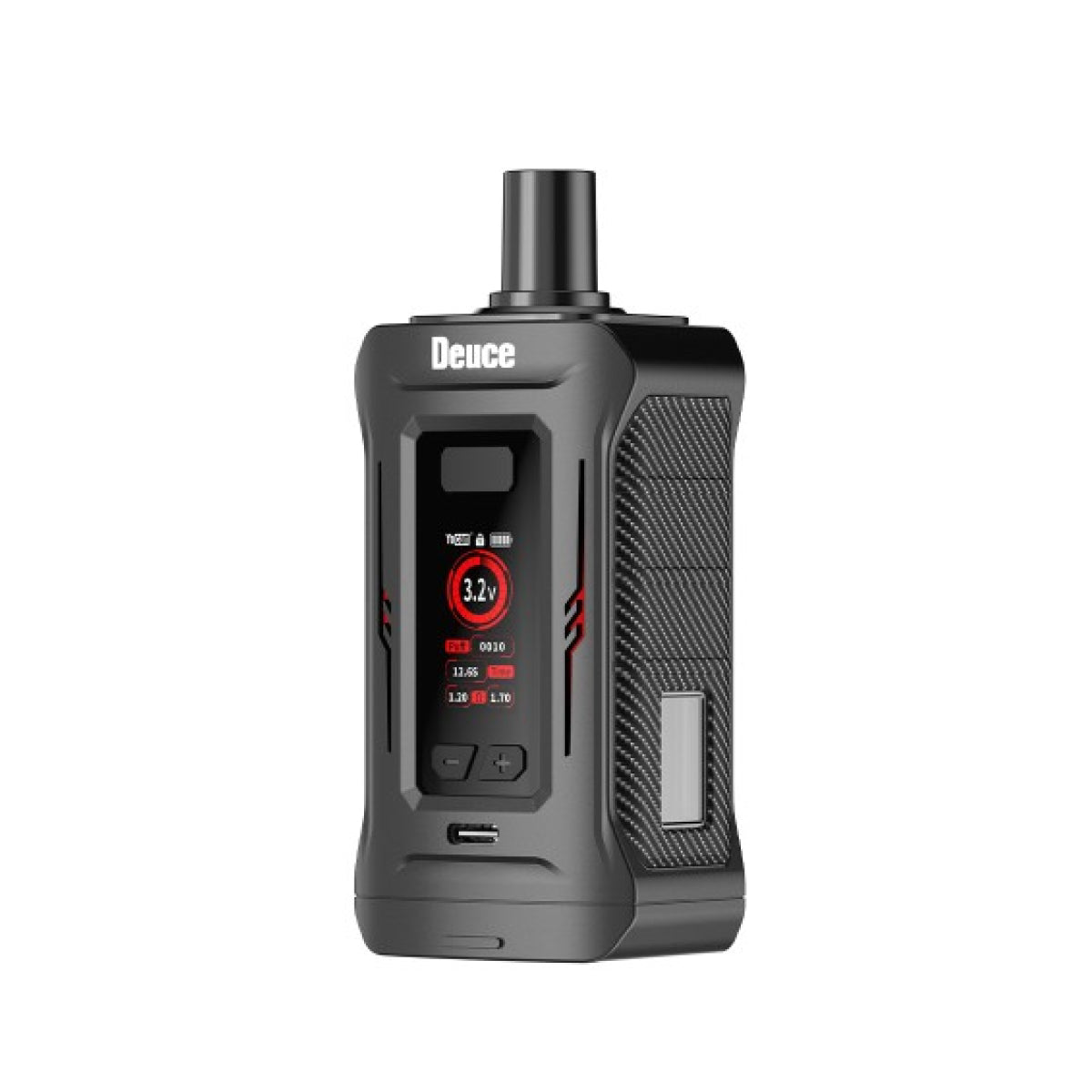 Yocan Deuce 510 Thread Dual Cartridge Vape Battery - Black