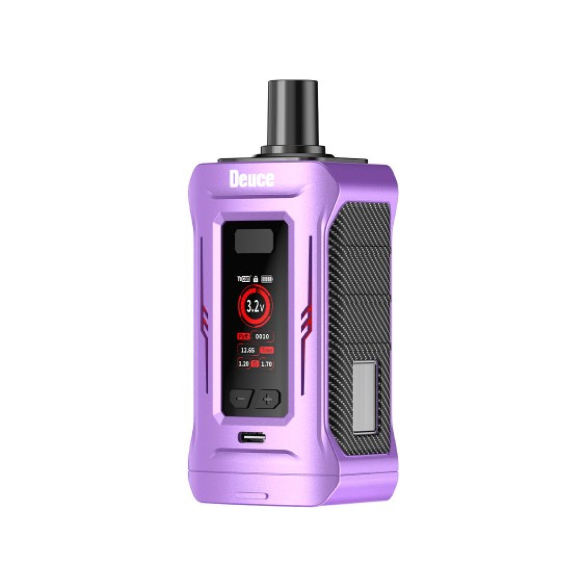 Yocan Deuce 510 Thread Dual Cartridge Vape Battery - Purple