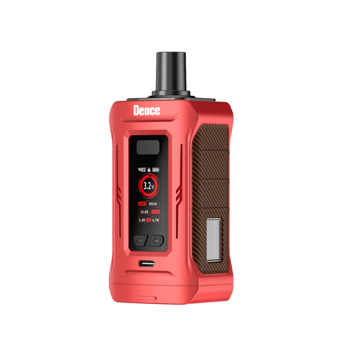 Yocan Deuce 510 Thread Dual Cartridge Vape Battery - Red