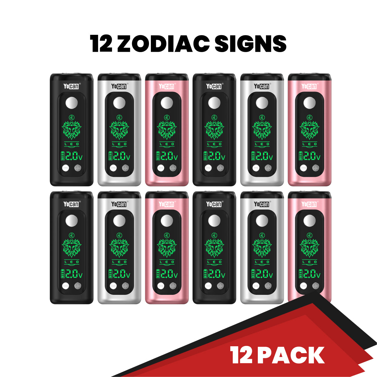 Yocan Kodo Plus Zodiac Edition - all zodiac signs - 12 Pack