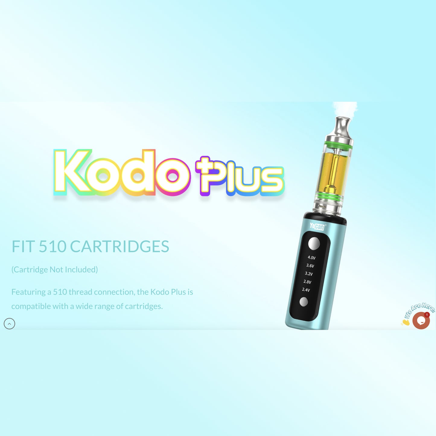 Yocan Kodo Plus Box Mod Vaporizer - features