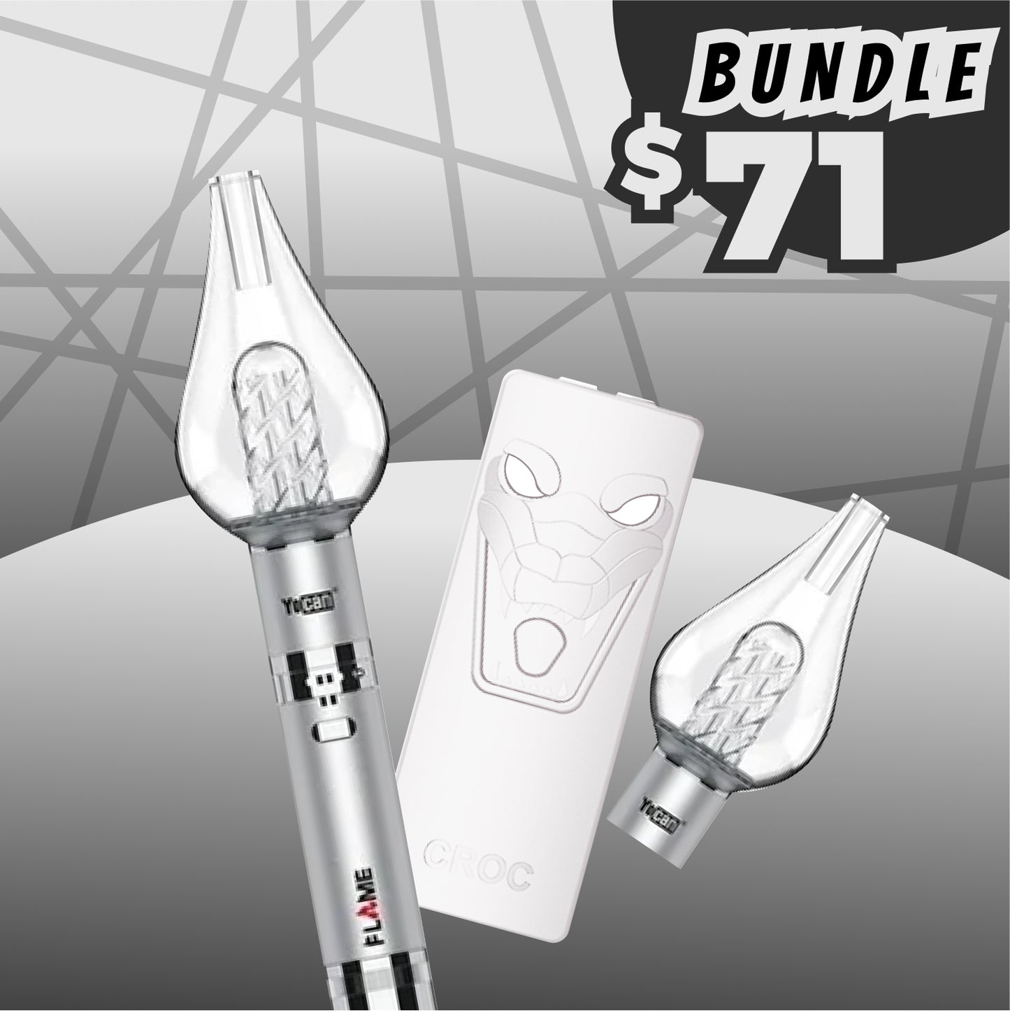 Yocan Flame BUNDLE - Silver