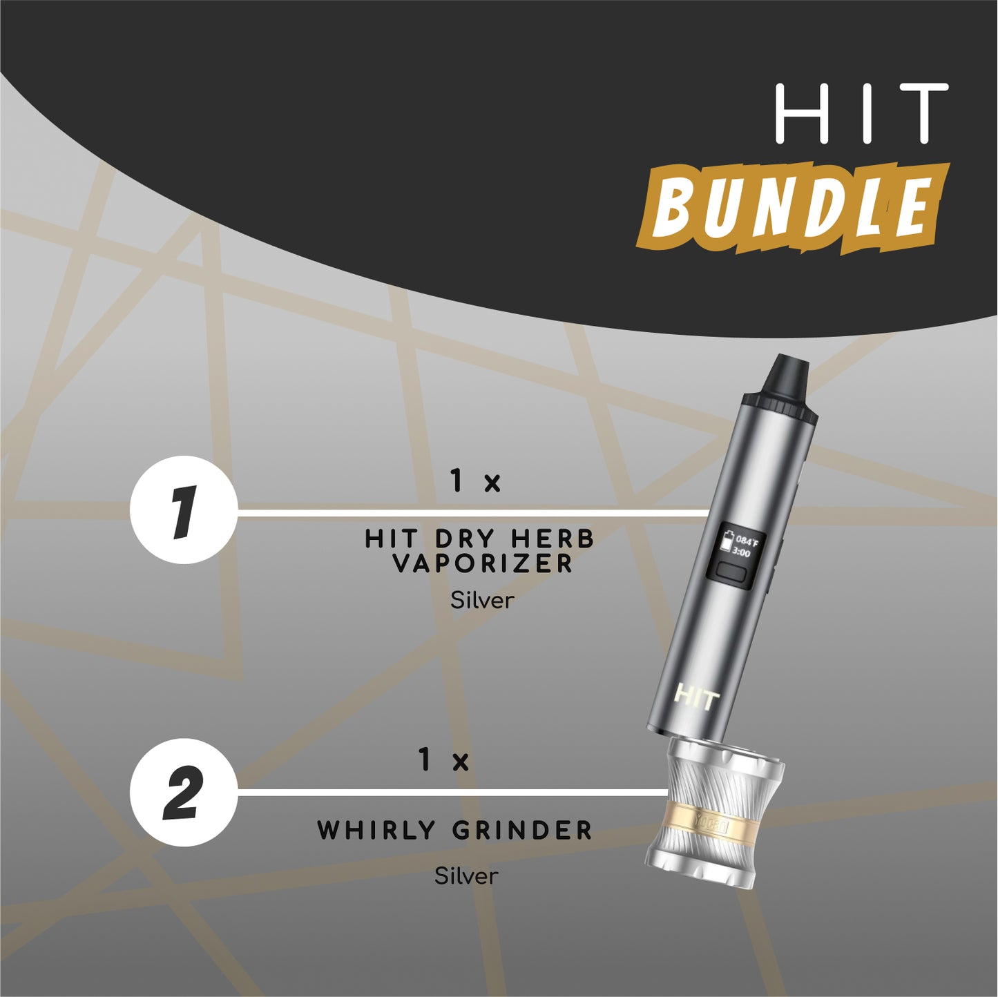 Yocan HIT BUNDLE - Silver