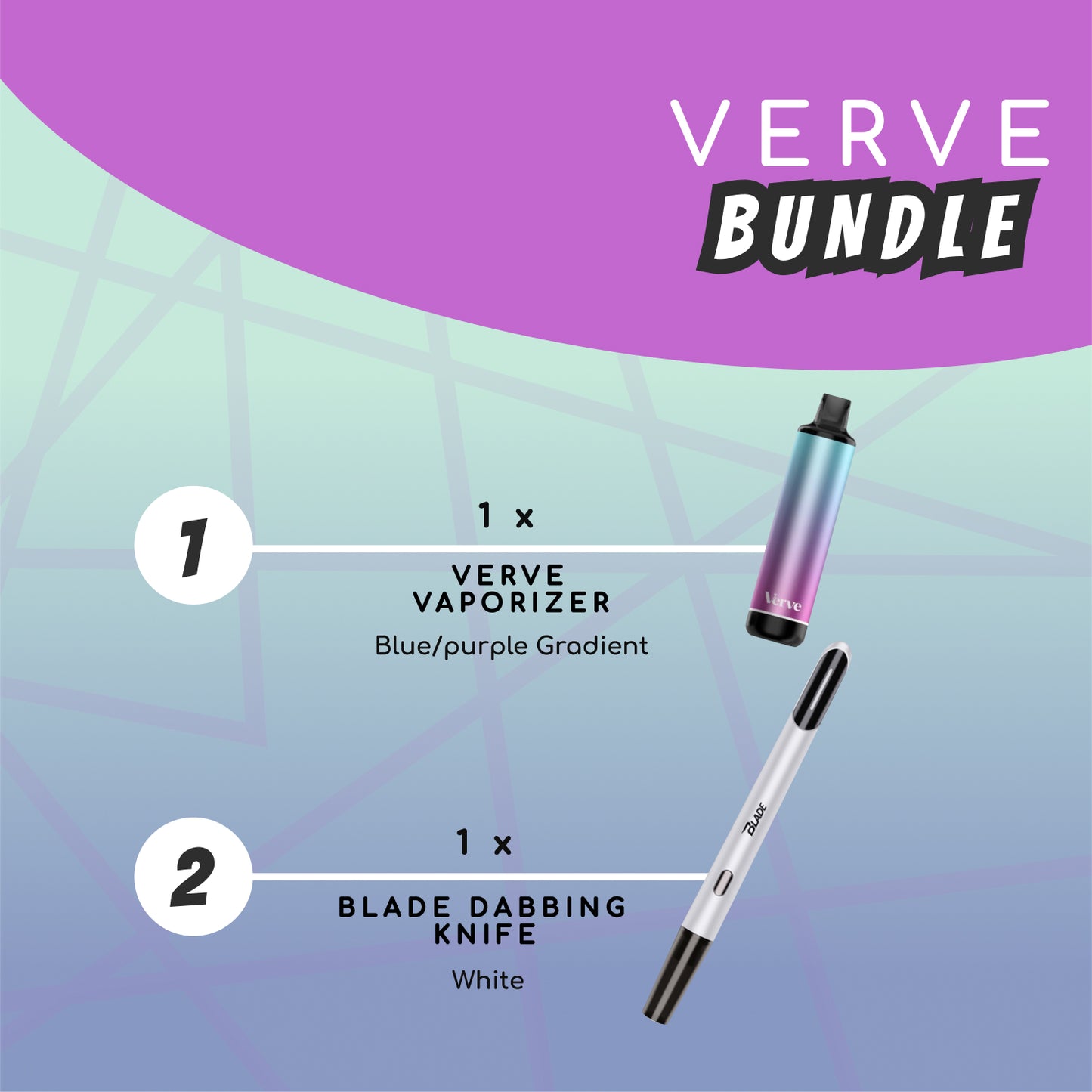 Yocan Verve BUNDLE - Blue/purple Gradient